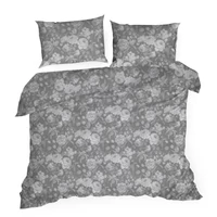 Kép 4/7 - sara20-pamut-agynemuhuzat-acelszurke-140-x-200-cm-70-x-80-cm-1db-hs416723 2