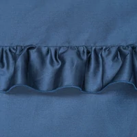 Kép 4/6 - venus-fodrokkal-diszitett-pamut-szaten-agynemuhuzat-sotetkek-160-x-200-cm-70-x-80-cm-2db-kozeli-fodor