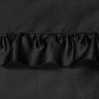 Kép 4/6 - reina23-fodrokkal-diszitett-pamut-szaten-agynemuhuzat-fekete-160-x-200-cm-70-x-80-cm-2db-kozeli-fodor