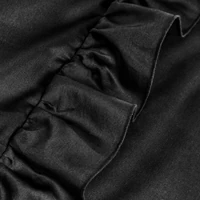 Kép 5/6 - reina23-fodrokkal-diszitett-pamut-szaten-agynemuhuzat-fekete-160-x-200-cm-70-x-80-cm-2db-fodor