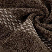 Kép 4/4 - riva-jacquard-torolkozo-barna-30-x-50-cm-6db-hs419987 3