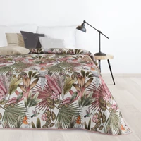 Kép 1/5 - parrot-papagály-mintas-barsony-agytakaro-zold-220-x-240-cm-hangulatkep