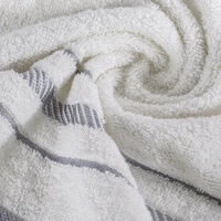Kép 4/4 - koral-pamut-torolkozo-jacquard-csikos-szegellyel-feher-30-x-50-cm-6db-hs424229 3
