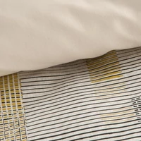 Kép 5/6 - lea-mikroszalas-agynemuhuzat-kremszin-220-x-200-cm-70-x-80-cm-2db-hs424320 4