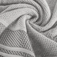 Kép 4/6 - suzana-pamut-torolkozo-jacquard-mintas-szegellyel-ezust-50-x-90-cm-gyurt-anyag