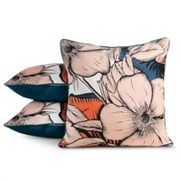 Kép 2/5 - emma-mintas-barsony-parnahuzat-kremszin-kek-narancssarga-60-x-60-cm-kollekcio