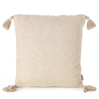 Kép 1/5 - kimi-boho-stilusu-parnahuzat-bojtokkal-bezs-45-x-45-cm