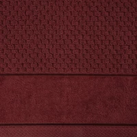 Kép 2/6 - frida-velur-torolkozo-bordo-30-x-50-cm-kozeli-anyag