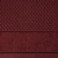 Kép 2/6 - frida-velur-torolkozo-bordo-70-x-140-cm-kozeli-anyag