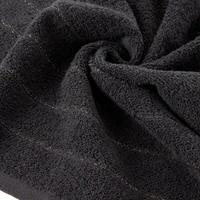Kép 3/4 - dali-velur-torolkozo-fekete-70-x-140-cm-gyurt-anyag