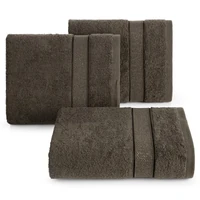 Kép 1/5 - liana-velur-torolkozo-sotetbarna-70-x-140-cm-3db-hs427818