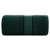 Kép 2/5 - liana-velur-torolkozo-sotetzold-70-x-140-cm-3db-hs427819 1