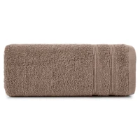 Kép 1/4 - aline-pamut-torolkozo-csikos-szegellyel-barna-30-x-50-cm