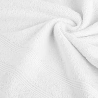 Kép 4/5 - aline-pamut-torolkozo-csikos-szegellyel-feher-50-x-90-cm-gyurt-anyag
