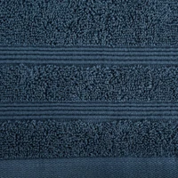 Kép 3/5 - aline-pamut-torolkozo-csikos-szegellyel-granatkek-50-x-90-cm-kozeli-anyag