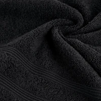 Kép 4/5 - aline-pamut-torolkozo-csikos-szegellyel-fekete-70-x-140-cm-gyurt-anyag