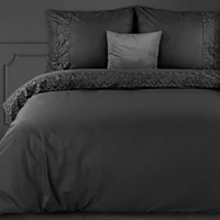 Kép 1/6 - lana3-pamut-agynemuhuzat-fekete-160-x-200-cm-70-x-80-cm-2db-hs428738