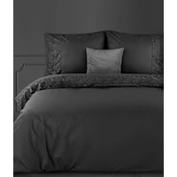 Kép 2/6 - lana3-pamut-agynemuhuzat-fekete-160-x-200-cm-70-x-80-cm-2db-hs428738 1