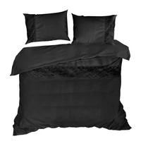 Kép 3/6 - lana3-pamut-agynemuhuzat-fekete-160-x-200-cm-70-x-80-cm-2db-hs428738 2