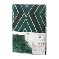 Kép 3/7 - astoria-mikroszalas-agynemuhuzat-palackzold-160-x-200-cm-70-x-80-cm-2db-hs432587 1