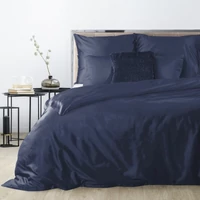 Kép 1/4 - dina-egyszinu-pamut-szaten-agynemuhuzat-granatkek-160-x-200-cm-70-x-80-cm-2db-hs433828