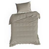 Kép 3/4 - dina-egyszinu-pamut-szaten-agynemuhuzat-vilagos-barna-160-x-200-cm-70-x-80-cm-2db-hatter-nelkul