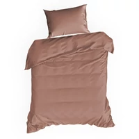 Kép 3/4 - dina-egyszinu-pamut-szaten-agynemuhuzat-marsala-220-x-200-cm-70-x-80-cm-2db-hs433838 2