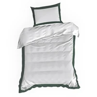 Kép 5/7 - laura-agynemuhuzat-kontrasztos-szegellyel-feher-220-x-200-cm-70-x-80-cm-2db-hs436159 3