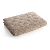Kép 5/7 - len1-vaszon-szerkezetu-preselt-mintas-agytakaro-sotet-bezs-170-x-210-cm-hs436566 3