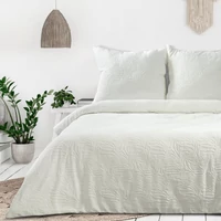 Kép 1/7 - flano-mintas-agynemuhuzat-kremszin-140-x-200-cm-70-x-80-cm-1db-hs438763