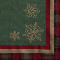 Kép 3/5 - star-karacsonyi-gobelin-parnahuzat-zold-45-x-45-cm-kozeli-anyag