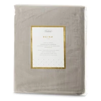 Kép 2/6 - reina23-fodrokkal-diszitett-pamut-szaten-agynemuhuzat-vilagosbarna-220-x-200-cm-70-x-80-cm-2db-hs440043 1