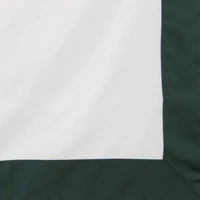 Kép 6/7 - Reina25 pamut-szatén ágyneműhuzat kontrasztos szegéllyel Fehér/zöld 160x200 cm - 70x80 cm 2db
