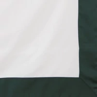 Kép 6/7 - Reina25 pamut-szatén ágyneműhuzat kontrasztos szegéllyel Fehér/zöld 220x200 cm - 70x80 cm 2db