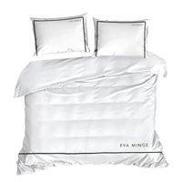 Kép 3/6 - eva09b-eva-minge-mako-szaten-agynemuhuzat-himzettlogoval-feher-160-x-200-cm-70-x-80-cm-2db-hs440427 2