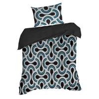 Kép 5/7 - diva17-pamut-szaten-agynemuhuzat-fekete-220-x-200-cm-70-x-80-cm-2db-hs442090 3