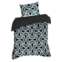 Kép 5/7 - diva17-pamut-szaten-agynemuhuzat-fekete-220-x-200-cm-70-x-80-cm-2db-hs442090 3