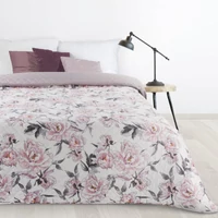 Kép 1/7 - flower-mikroszalas-agytakaro-feher-170-x-210-cm-hs450748