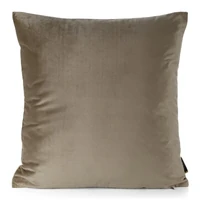 Kép 1/2 - elora-egyszinu-barsony-parnahuzat-bezs-45-x-45-cm-hs452105