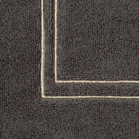 Kép 3/4 - olivia-pamut-furdoszoba-szonyeg-arany-szinu-himzessel-acelszurke-50-x-70-cm-hs452429 2