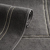 Kép 4/4 - olivia-pamut-furdoszoba-szonyeg-arany-szinu-himzessel-acelszurke-50-x-70-cm-hs452429 3
