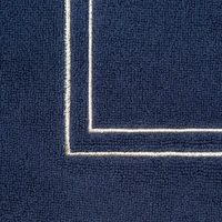 Kép 3/4 - olivia-pamut-furdoszoba-szonyeg-arany-szinu-himzessel-granatkek-50-x-70-cm-hs452430 2