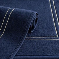 Kép 4/4 - olivia-pamut-furdoszoba-szonyeg-arany-szinu-himzessel-granatkek-50-x-70-cm-hs452430 3