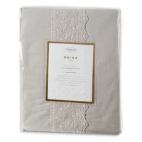 Kép 3/7 - bareina-pamut-agynemuhuzat-elegans-csipkevel-bezs-220-x-200-cm-70-x-80-cm-2db-hs452578 1