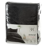 Kép 4/8 - tiffany-meleg-es-puha-szorme-hatasu-agynemuhuzat-fekete-160-x-200-cm-70-x-80-cm-2db-hs453052 1