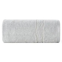 Kép 1/3 - karin-pamut-torolkozo-fenyes-cernaval-szott-diszitessel-ezust-70-x-140-cm-hs454331