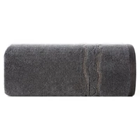 Kép 1/3 - karin-pamut-torolkozo-fenyes-cernaval-szott-diszitessel-acelszurke-30-x-50-cm-hs454332