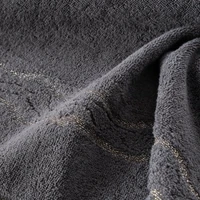 Kép 3/3 - karin-pamut-torolkozo-fenyes-cernaval-szott-diszitessel-acelszurke-30-x-50-cm-6db-hs454332 2