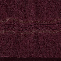 Kép 2/3 - karin-pamut-torolkozo-fenyes-cernaval-szott-diszitessel-bordo-30-x-50-cm-6db-hs454341 1