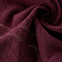Kép 3/3 - karin-pamut-torolkozo-fenyes-cernaval-szott-diszitessel-bordo-30-x-50-cm-6db-hs454341 2